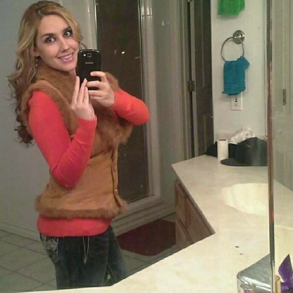 Faux Fur/suede vest